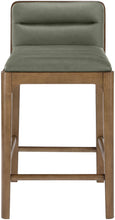 Load image into Gallery viewer, Ellis - Vegan Leather Upholstered Counter Stool (Set of 2) - Brown Base