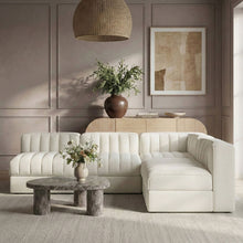 Load image into Gallery viewer, Rummi - Armless Velvet Performance Fabric Upholstered 4 Piece Modular Sectional