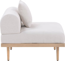 Load image into Gallery viewer, Laguna - Resilient Water Resistant Fabric Upholstered Outdoor Patio Modular Armless Chair
