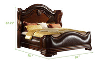Load image into Gallery viewer, Galaxy Home Bella Queen Bed in Dark Walnut