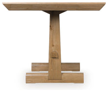 Load image into Gallery viewer, Ridgester - Rectangular Dining Room Counter Table - Light Brown