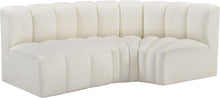 Load image into Gallery viewer, Arc - Faux Leather 3 Piece Sofa