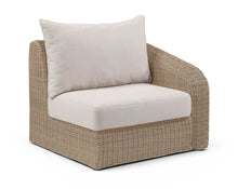 Load image into Gallery viewer, Seacrest - Olefin Water Resistant Fabric And Wicker Outdoor Patio Right Arm Chair