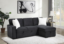 Load image into Gallery viewer, U392 - Sofa Chaise Sectional - Black