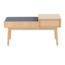 Load image into Gallery viewer, Telephone Contemporary Bench With Pull Out Drawer