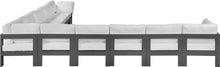 Load image into Gallery viewer, Nizuc - Outdoor Patio 10 Piece Modular Sectional With Gray Frame