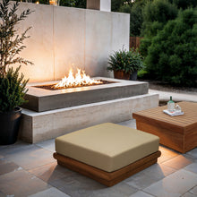 Load image into Gallery viewer, Mirella - Water Resistant Fabric Upholstered Outdoor Patio Modular Ottoman