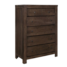 Load image into Gallery viewer, 5 Drawer Chest, 1 Piece - Brown