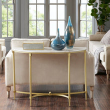 Load image into Gallery viewer, Bordeaux - Console Table - White / Gold