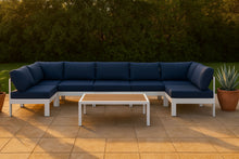 Load image into Gallery viewer, Nizuc - Outdoor Patio 7 Piece Modular Sectional With White Frame