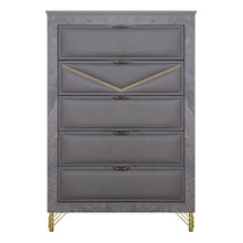 Load image into Gallery viewer, Symmetry - 5 Drawer Chest - Charcoal