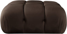 Load image into Gallery viewer, Orin - Velvet Performance Fabric Upholstered Modular Ottoman
