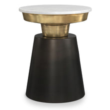 Load image into Gallery viewer, Jaxine - Side Table - Black / Gold