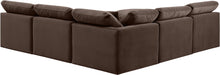 Load image into Gallery viewer, Indulge - Velvet 5 Piece Modular Corner Armless Sectional