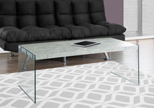 Load image into Gallery viewer, Coffee Table Rectangular For Living Room Clear Tempered Glass