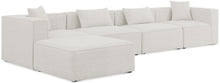 Load image into Gallery viewer, Cube - Linen 5 Piece Modular Sectional With Chaise