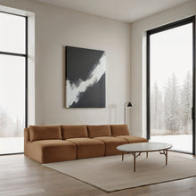 Load image into Gallery viewer, Shaggy - Fabric 4 Seat Modular Armless Sofa