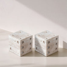 Load image into Gallery viewer, Dice - Travertine Decorative - Natural