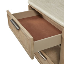 Load image into Gallery viewer, Trilogy - Two Drawer Nightstand With Rope Fronts - Toffee