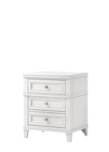 Load image into Gallery viewer, 3 Drawer Nightstand With USB
