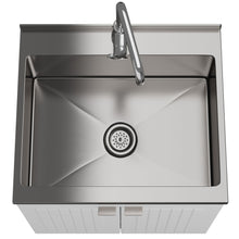 Load image into Gallery viewer, Murphy - Laundry Cabinet & Faucet And Stainless Steel Sink