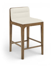 Load image into Gallery viewer, Ellis - Vegan Leather Upholstered Counter Stool (Set of 2) - Brown Base