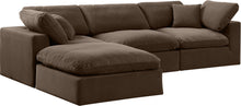 Load image into Gallery viewer, Comfy - 4 Piece Velvet Modular Sectional With Chaise