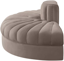 Load image into Gallery viewer, Rummi - Velvet Performance Fabric Upholstered 2 Piece Rounded Modular Loveseat