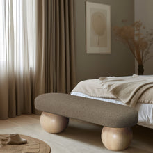 Load image into Gallery viewer, Bowie - Bench - Light Brown Legs