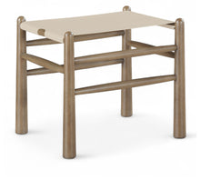 Load image into Gallery viewer, Santos - Faux Leather Upholstered Bench - Walnut Frame