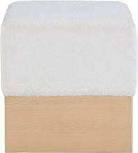 Load image into Gallery viewer, Havre - Ottoman / Stool With Natural Base