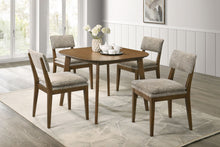 Load image into Gallery viewer, Miller - 39" Square Dining Table With 4 Side Chairs - Walnut