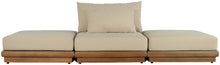 Load image into Gallery viewer, Mirella - 3 Piece Water Resistant Fabric Upholstered Outdoor Patio Modular Sofa