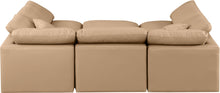 Load image into Gallery viewer, Indulge - Faux Leather 6 Piece Modular Sectional - Tan
