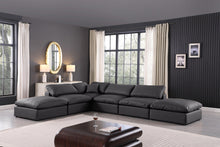 Load image into Gallery viewer, Comfy - 6 Piece Faux Leather Modular Sectional