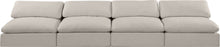 Load image into Gallery viewer, Comfy - Linen Modular Armless Sofa 4 Seats