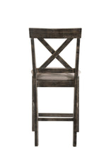 Load image into Gallery viewer, Martha II - Weathered Counter Height Chair (Set of 2) - Gray / Tan