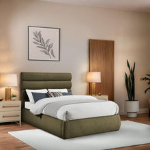 Load image into Gallery viewer, Adam - Boucle Fabric Bed With 52" Headboard