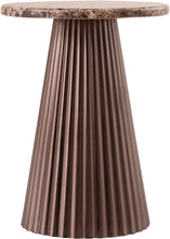 Load image into Gallery viewer, Cindra - Genuine Marble Top And Iron Base Table