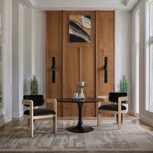 Load image into Gallery viewer, Sacha - Velvet Dining Chair With Natural Base (Set of 2)