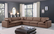 Load image into Gallery viewer, Comfy - 6 Piece Faux Leather Modular Corner Sectional