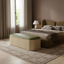 Load image into Gallery viewer, Velden - Upholstered Storage Bench With Stained Natural Base