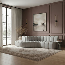 Load image into Gallery viewer, Arc - Boucle Fabric 6 Piece Curved Modular Sofa