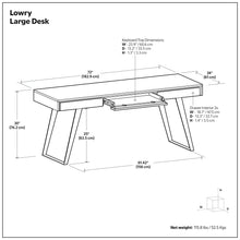 Load image into Gallery viewer, Lowry - Handcrafted Desk