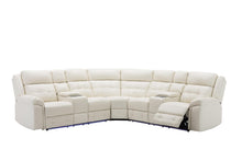 Load image into Gallery viewer, U33 - 3 Piece Power Reclining Sectional - White