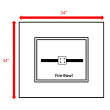 Load image into Gallery viewer, Streamlined Aesthetic Outdoor Fire Pit Table