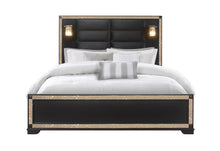 Load image into Gallery viewer, Blake - King Bed With Lamps - Black