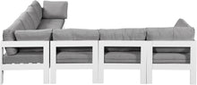 Load image into Gallery viewer, Nizuc - Outdoor Patio 7 Piece Modular Sectional With White Frame