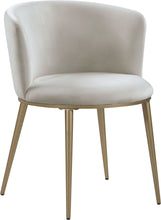 Load image into Gallery viewer, Skylar - Dining Chair with Gold Legs (Set of 2)