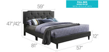Load image into Gallery viewer, Button Tufted Bed Charming For Cozy Spaces